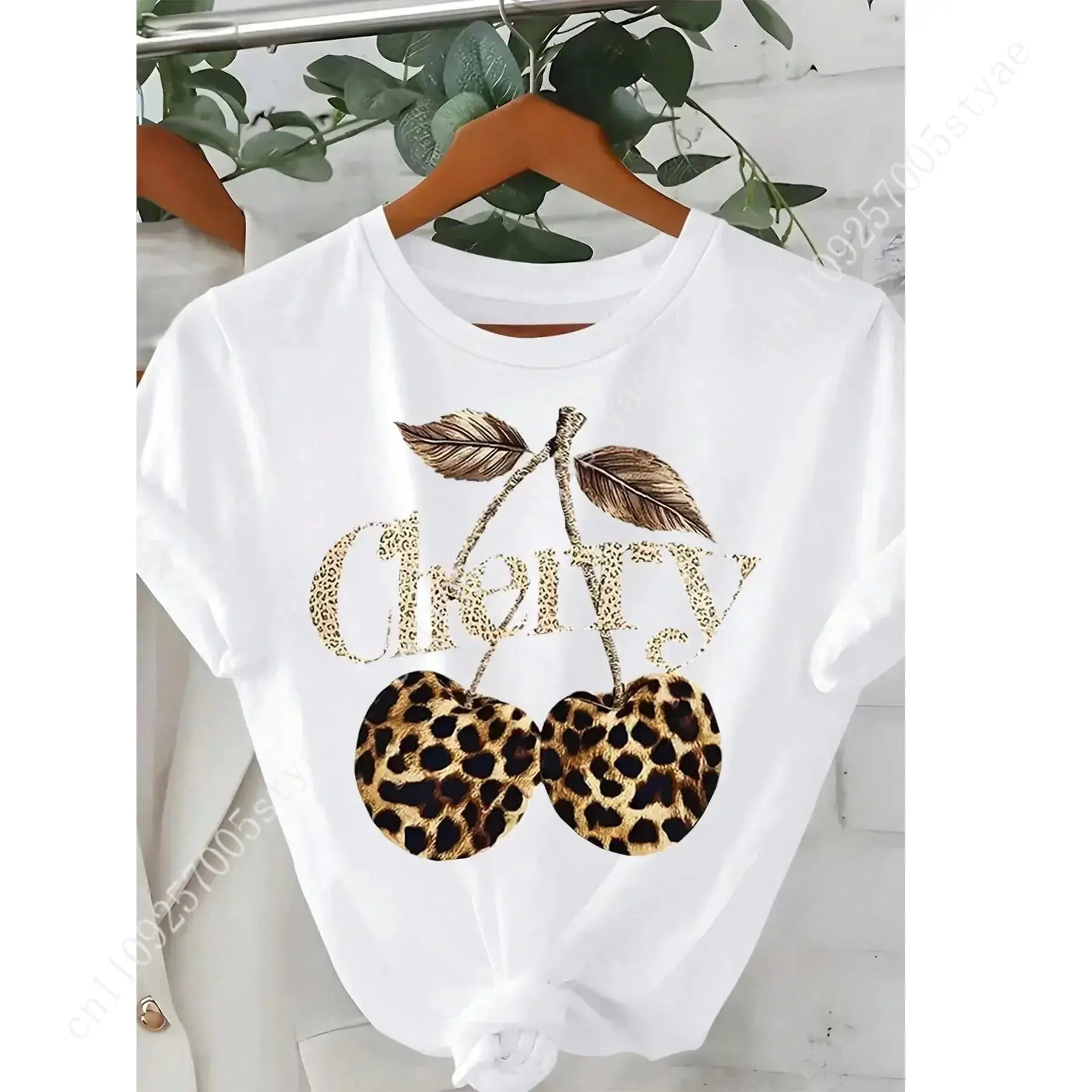 Summer Quilt - Camiseta gráfica con cuello redondo y