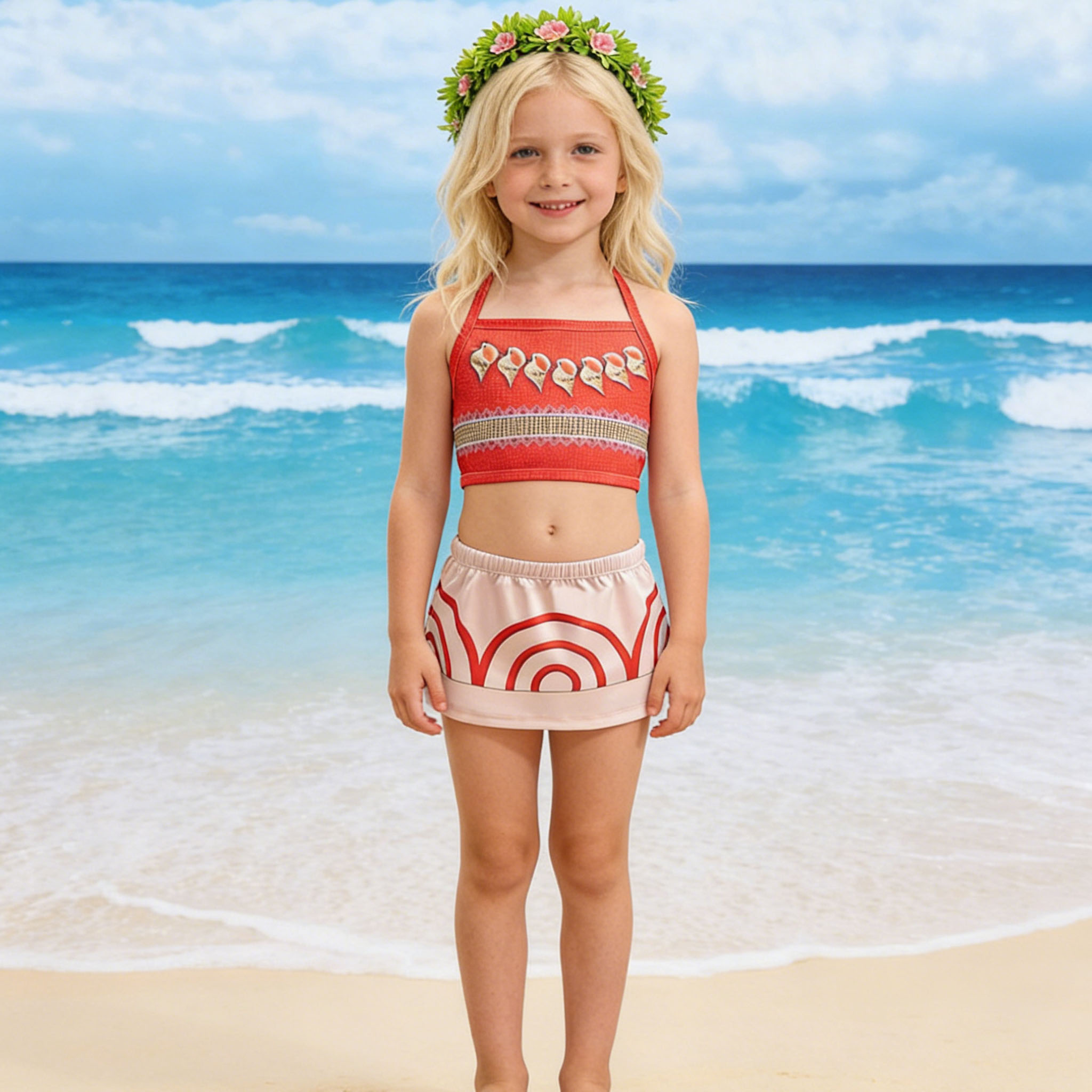 Summer Clothing Toddler - Disfraz de Cosplay de Playa Tropical