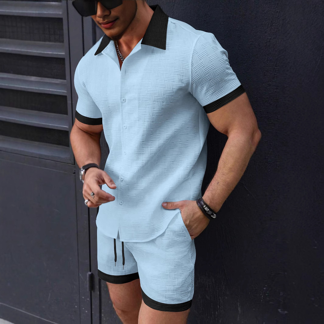 Linen Shorts Men - Conjuntos a juego de moda para