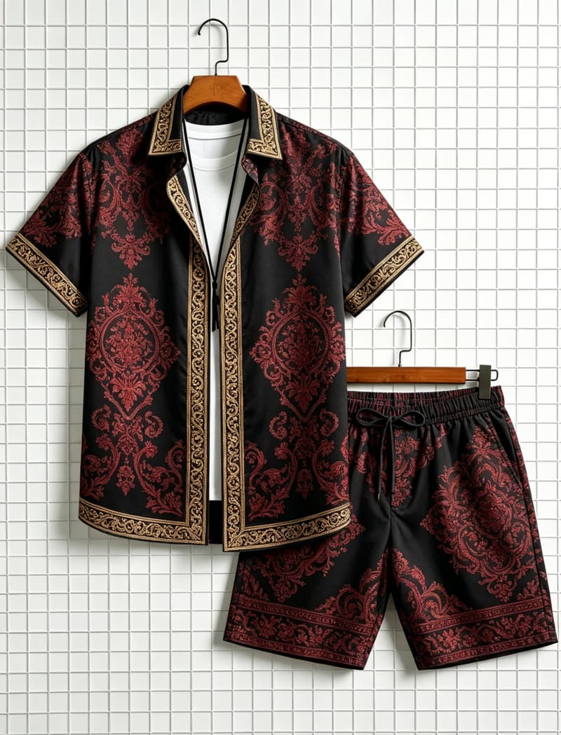 Summer Clothing Haul - Conjunto de camisa de manga corta
