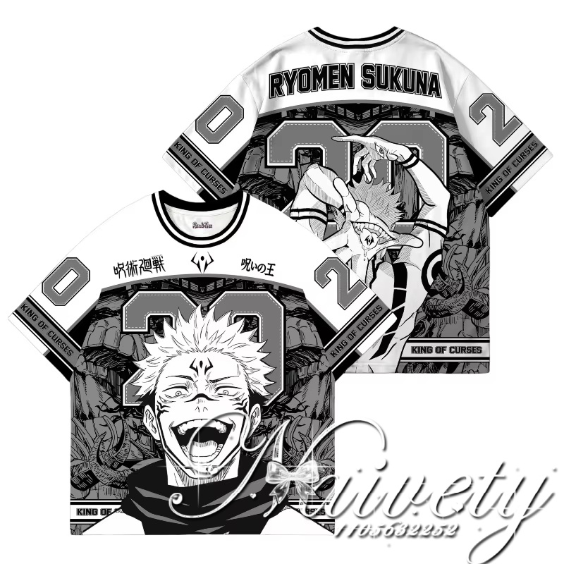 Summer Edit Clothing - Camiseta de Béisbol con Estampado 3D