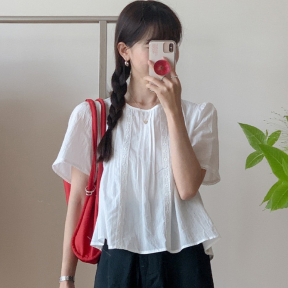Blusa de Encaje Estilo Dulce p - Summer Youth Clothing reseña y precio
