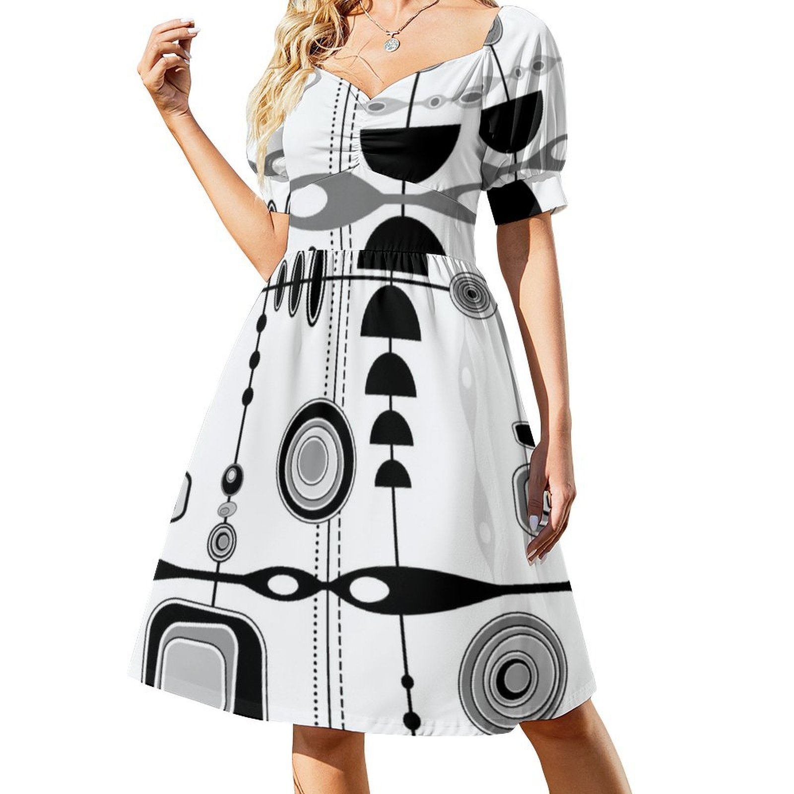 Vestido de fiesta con estampad - Summer Clothing Vintage reseña y precio