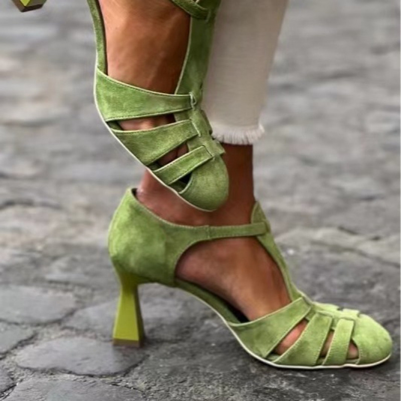 Sandalias de tacón bajo de gam - Summer Clothing Dress reseña y precio