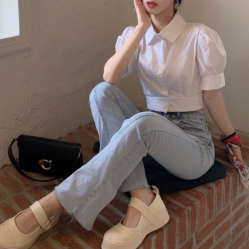 Camisa blanca coreana de veran - Summer Youth Clothing reseña y precio