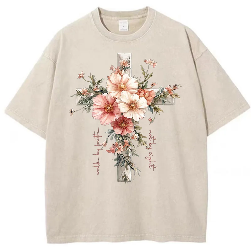 Camisas cristianas florales, c - Summer Clothing Quotes reseña y precio