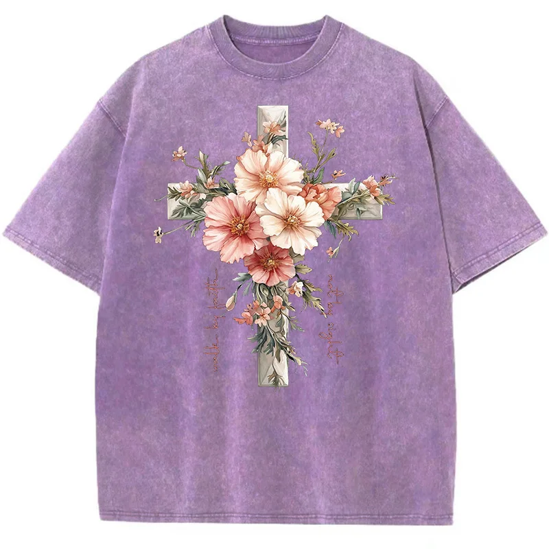 Camisas cristianas florales, c - Summer Clothing Quotes reseña y precio