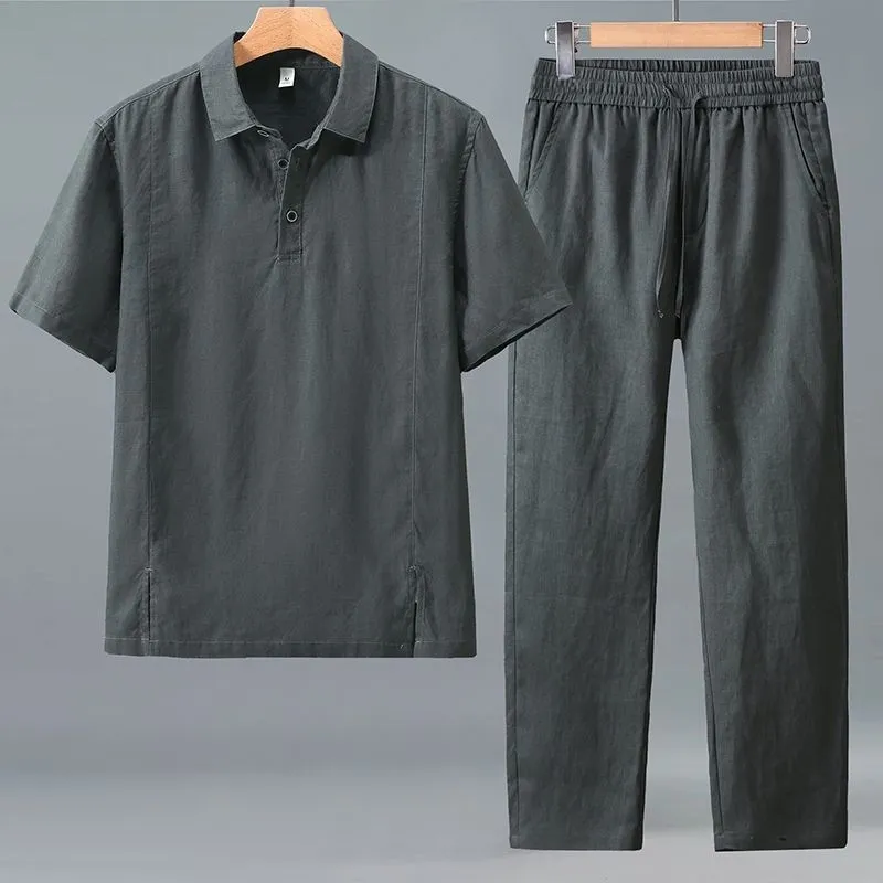 Conjunto de Dos Piezas de Lino - Linen Shorts Men reseña y precio